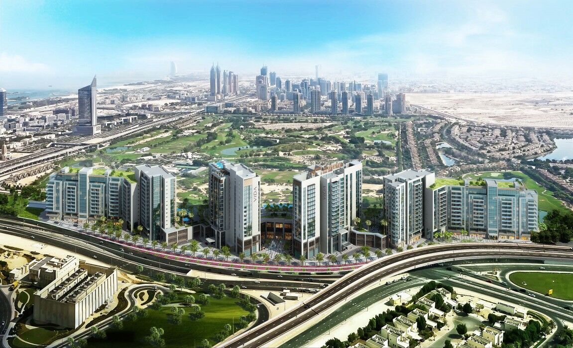 Vida Emirates Hills Hotell Dubai Eksteriør bilde