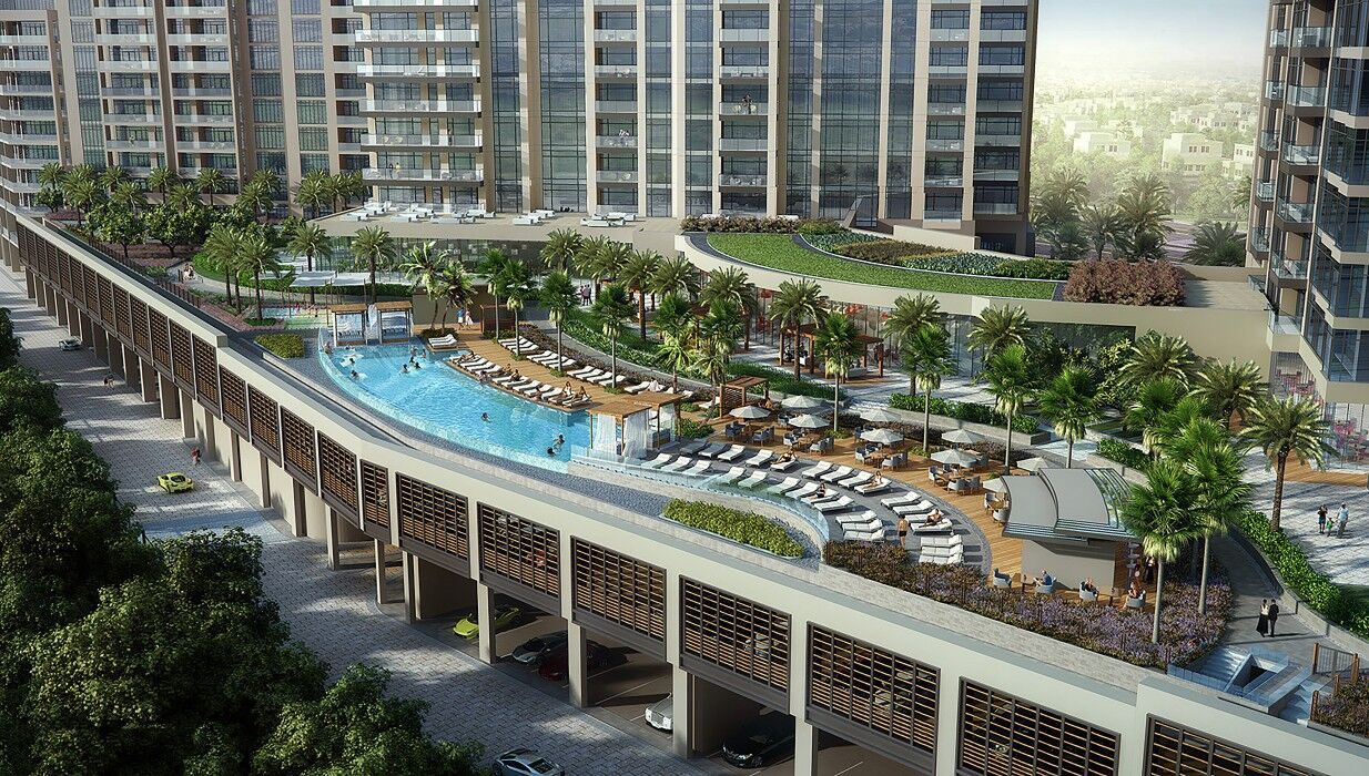 Vida Emirates Hills Hotell Dubai Eksteriør bilde
